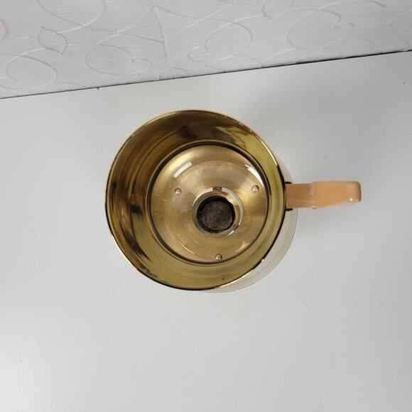 Vintage Inland Glass MCM Instant Coffee Maker and Server with‎ Warmer Gold - Picture 9 of 10